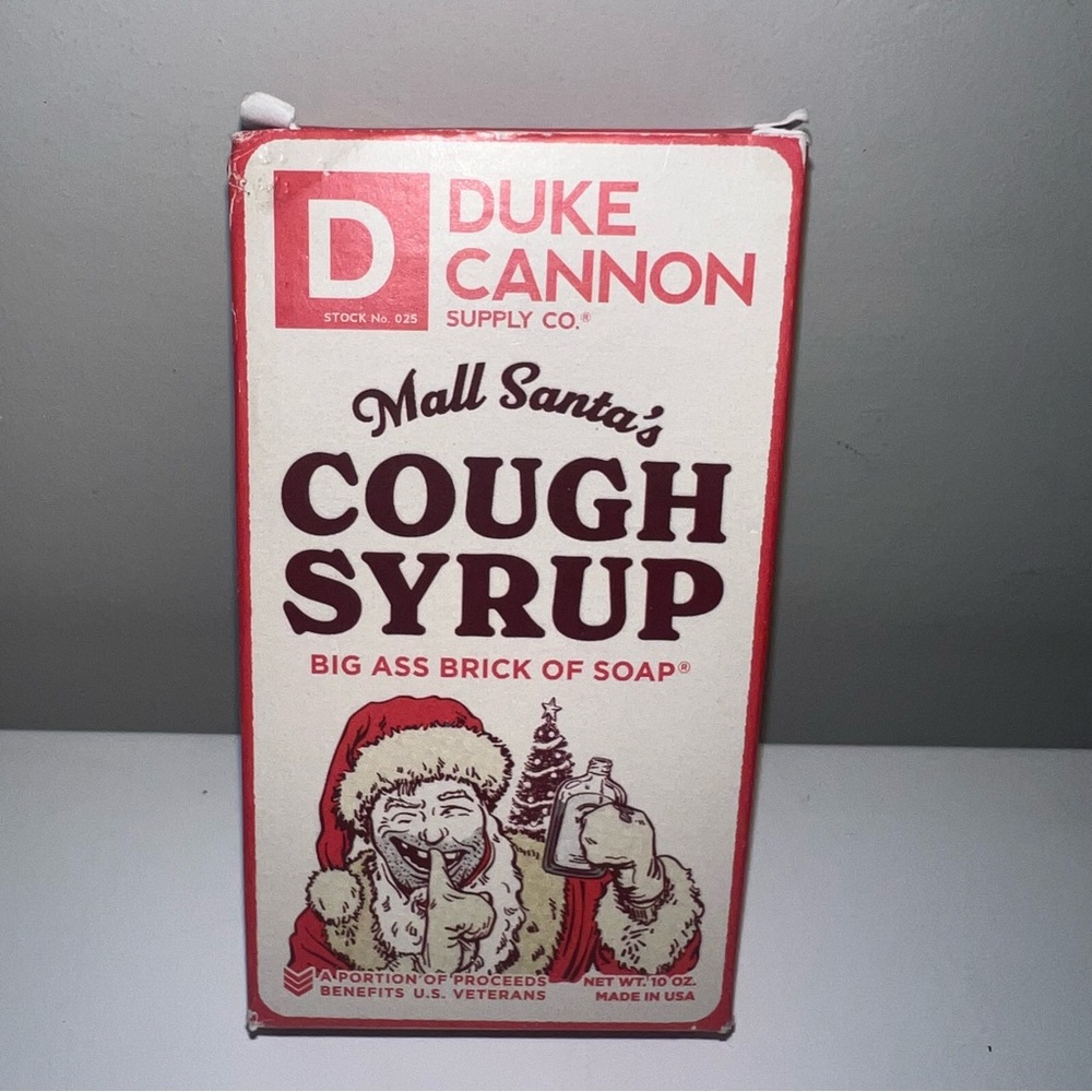 Duke Cannon Red Cough Syrup Soap